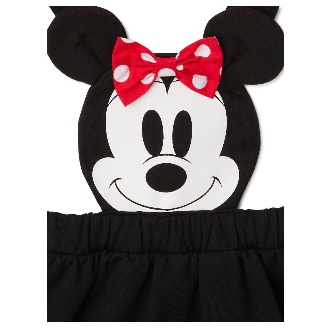 Youth, Disney Minnie Mouse Baby Girls Bodysuit, Pinafore, and Headband, 3pc Set