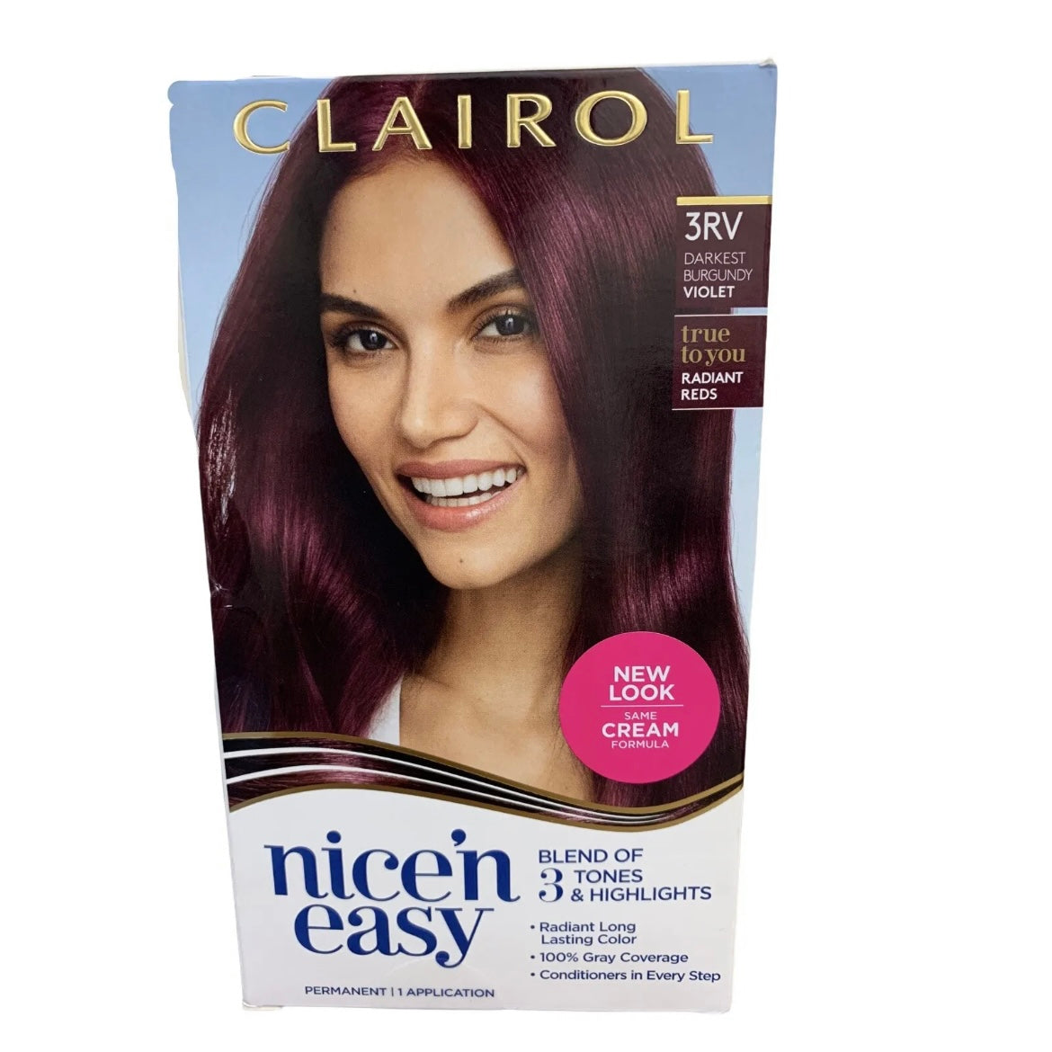Clairol Nice'n Easy Permanent Hair Color Creme, 1 Application