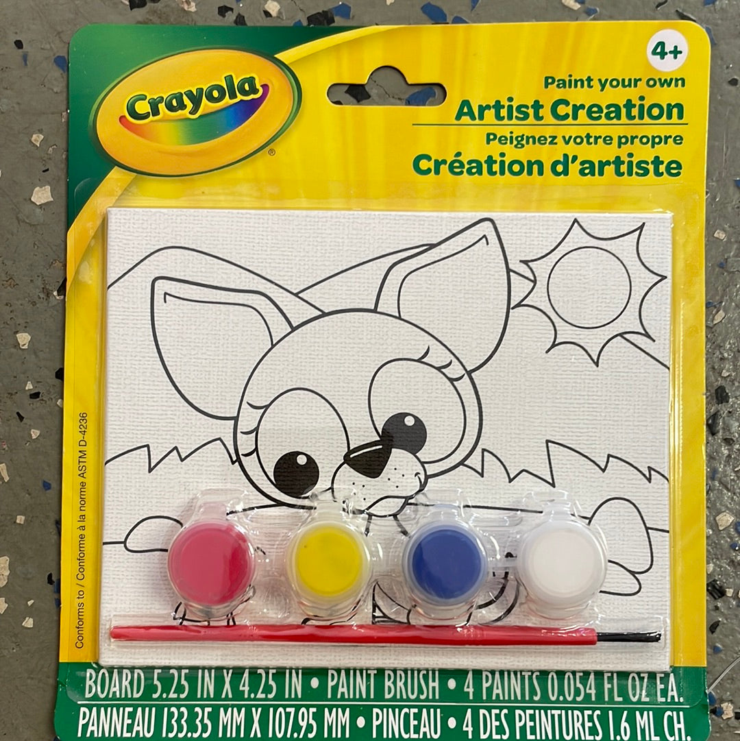Crayola Paint Your Own Artist Creation Paint Kit