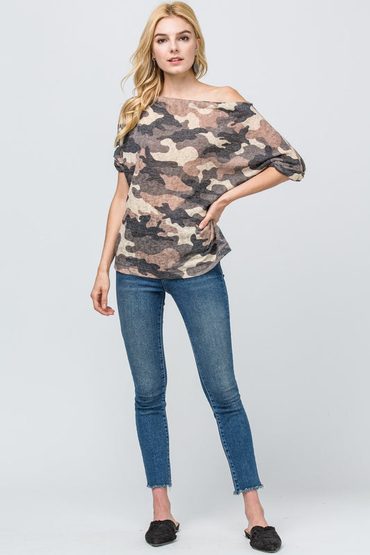 Shirts, Camo Over The Shoulder