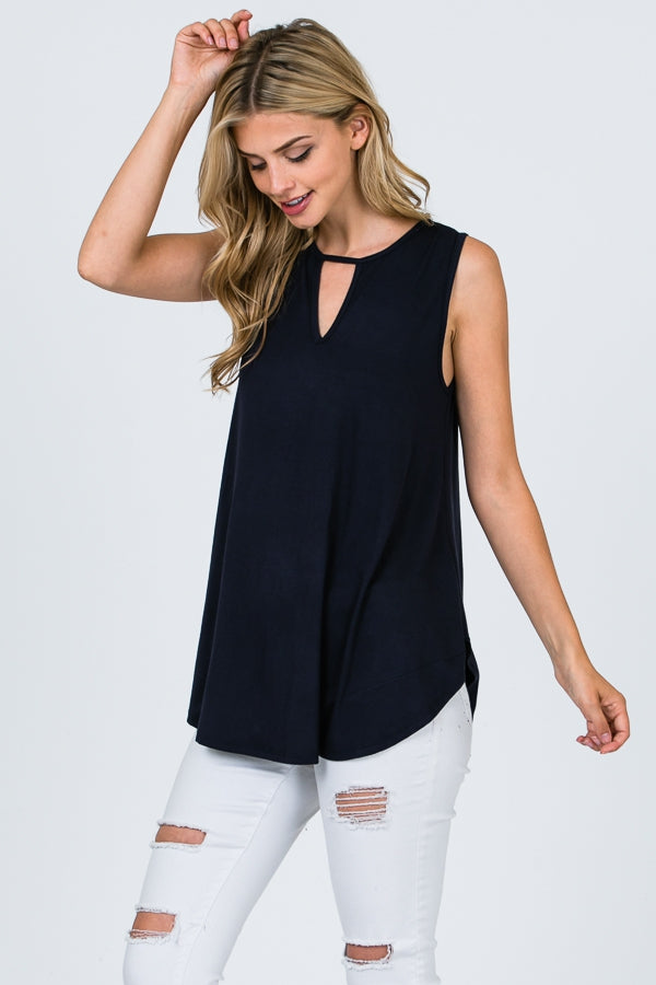 Tops, Sleeveless w/Keyhole Front and Back