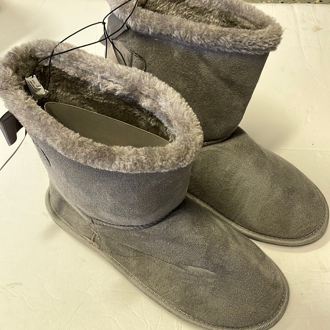 Women’s, Bobbie Brooks Grey Sherpa Boots