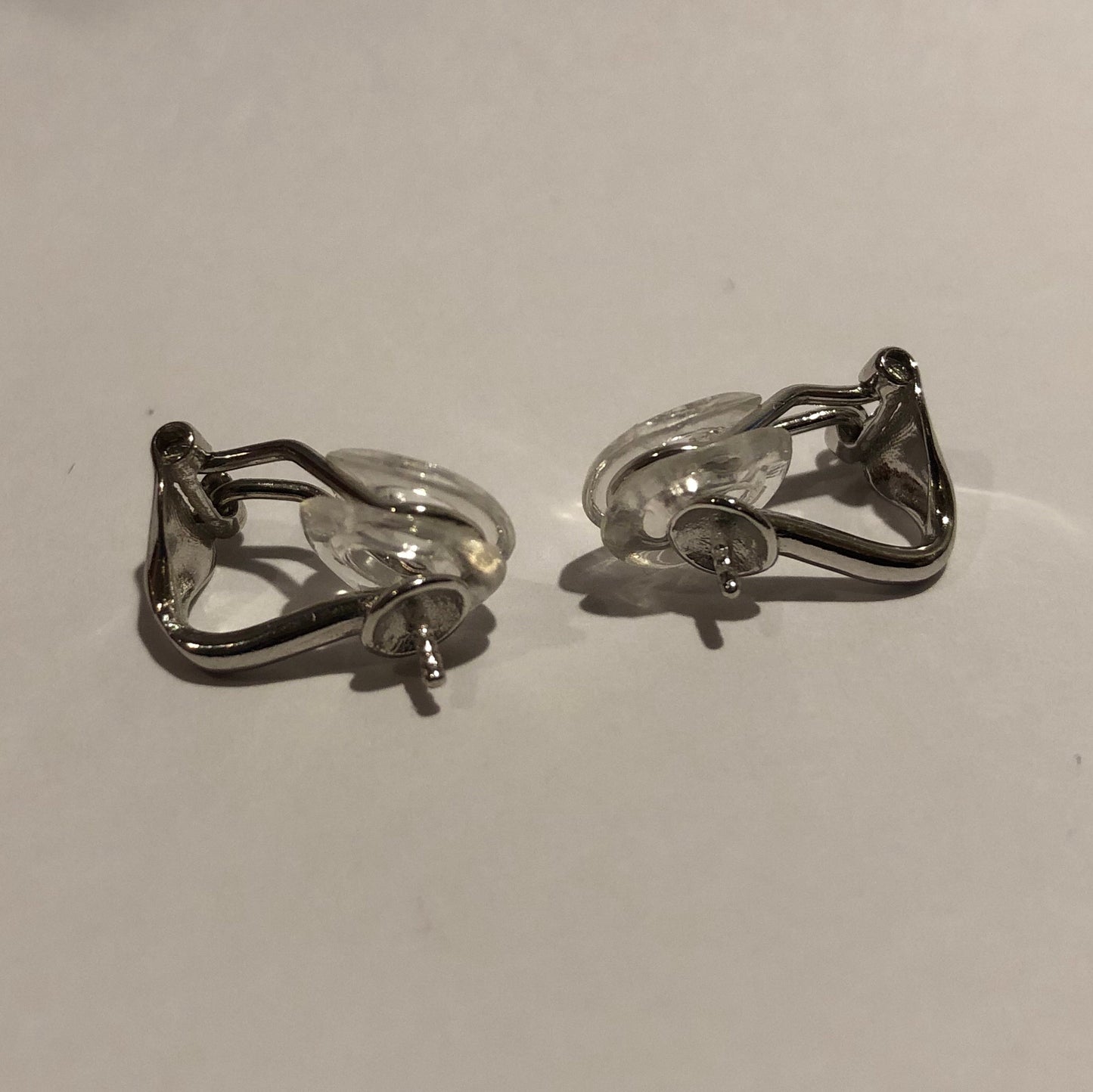 Clip On Earrings Mounting (Sterling silver)