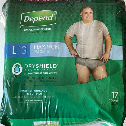 Depend Fit-Flex Incontinence Underwear For Men