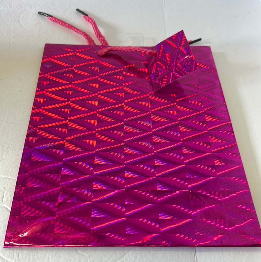 321 Party Medium Gift Bags, Holographic