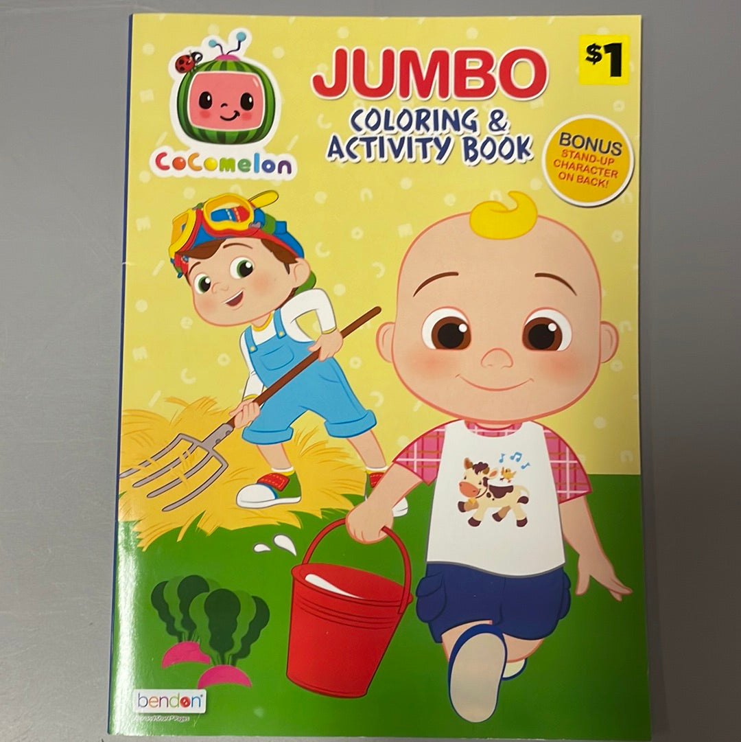 Bendon Cocomelon Jumbo Coloring and Activity Book