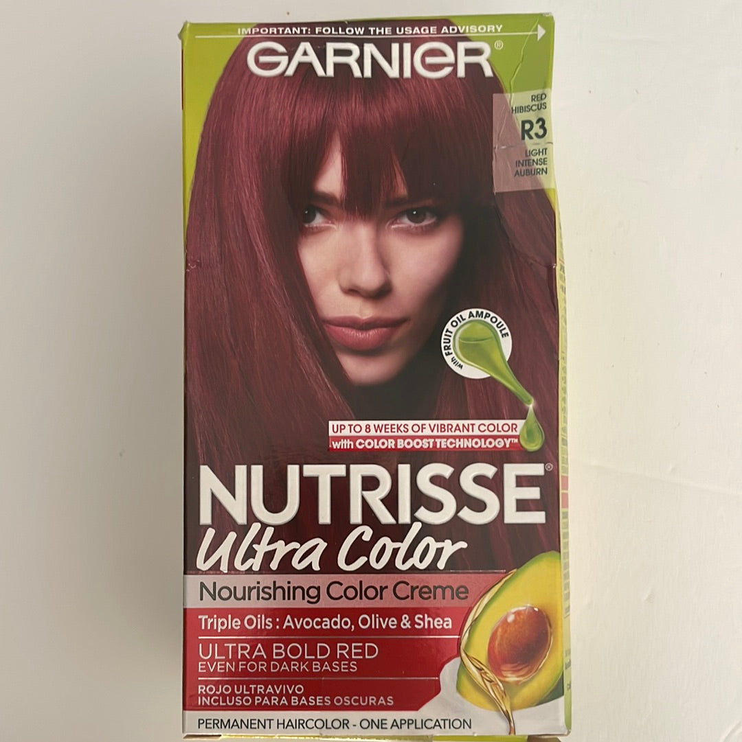 Garnier Nutrisse Ultra Color Nourishing Bold Permanent Hair Creme ...