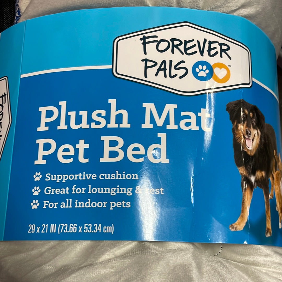 Forever Pals Plush Mat Pet Bed