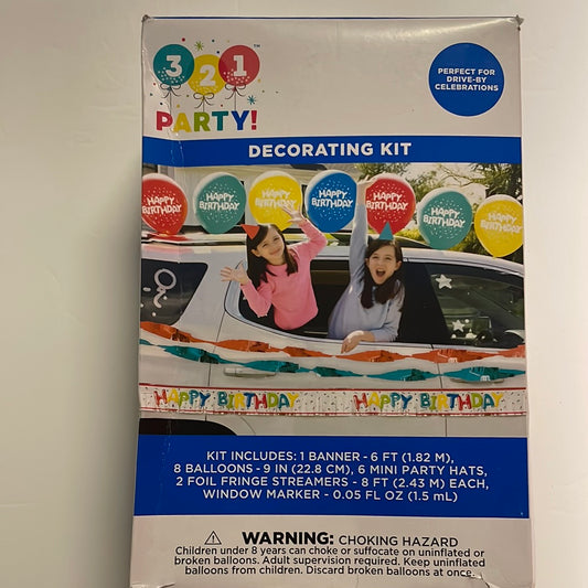 321 Party Decorating Kit