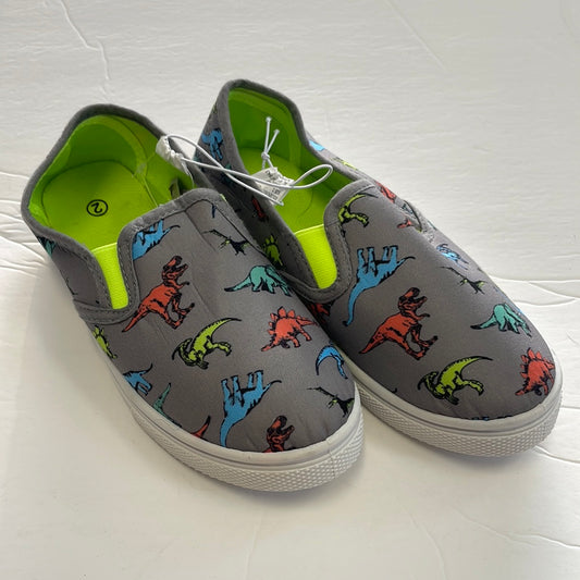 Youth OT Revolution Grey Dino Slip On Shoe