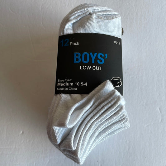 Boy’s Low Cut Socks, 12 Ct