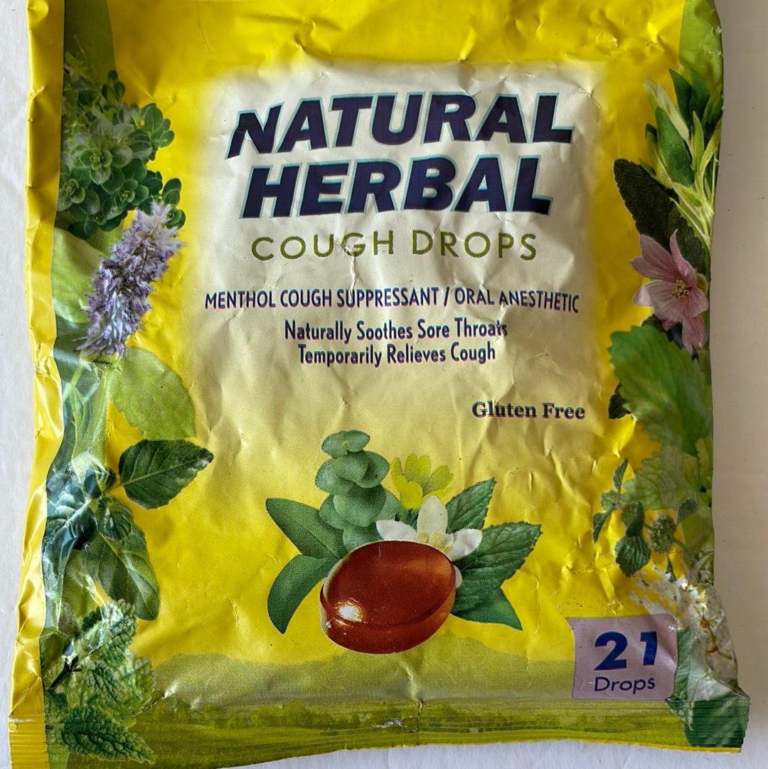 Natural Herbal Cough Drops