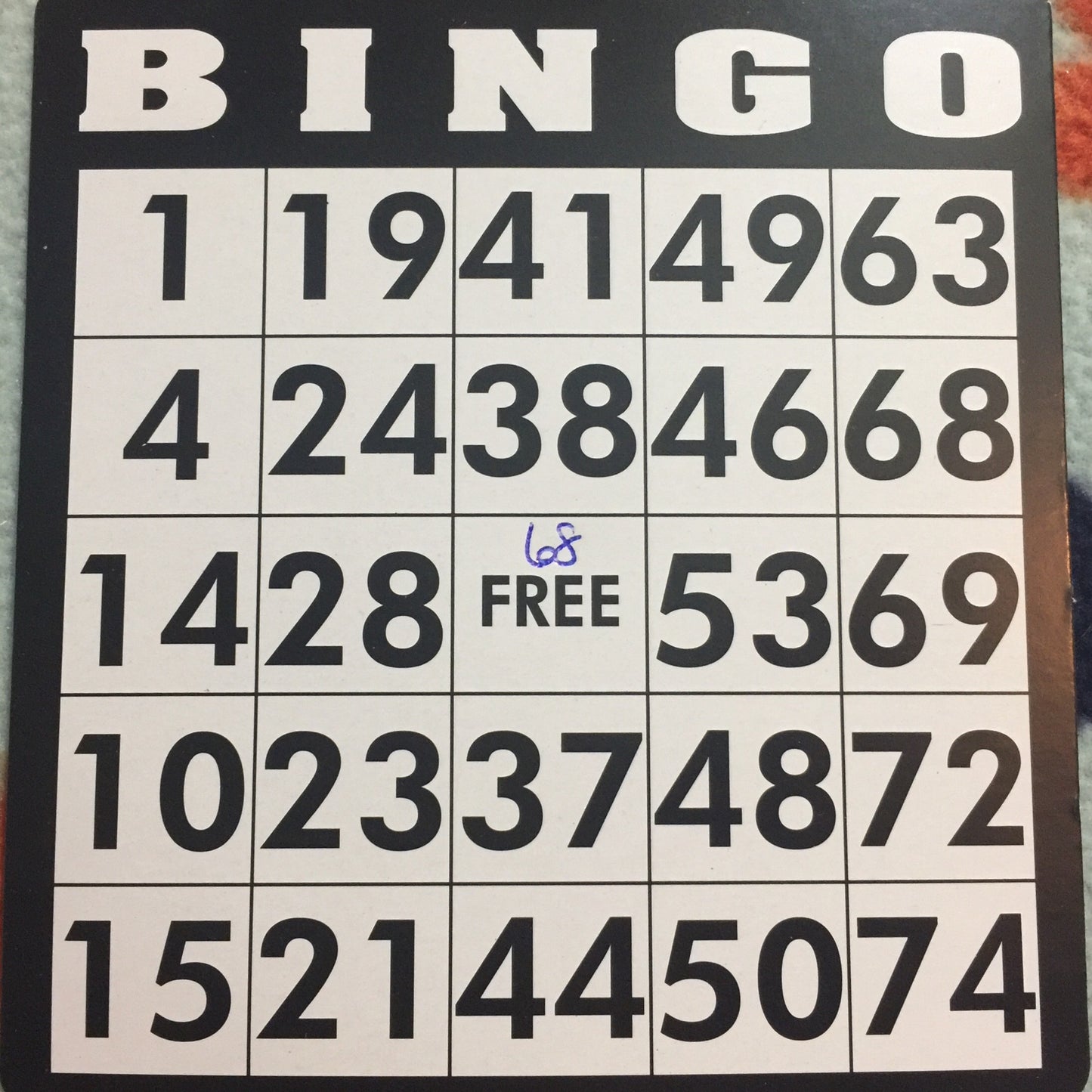 Game, Bingo: 9/19 at 3pm EST
