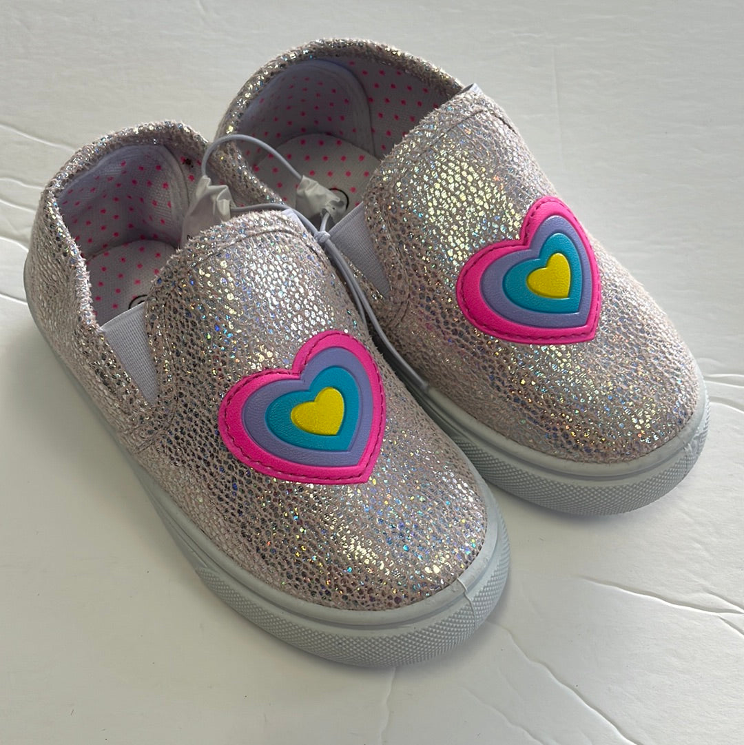 Youth Swiggles Neon Heart Glitter Shoe