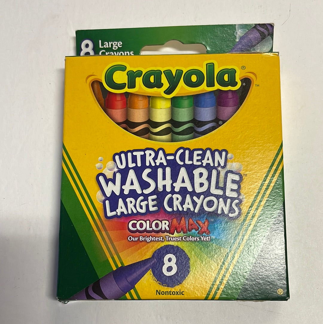 Crayola Ultra Clean Washable Crayons, 8 Ct