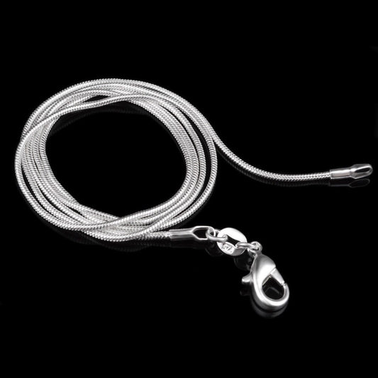 Silver Plated Snake Chain / Necklace (Various Sizes)