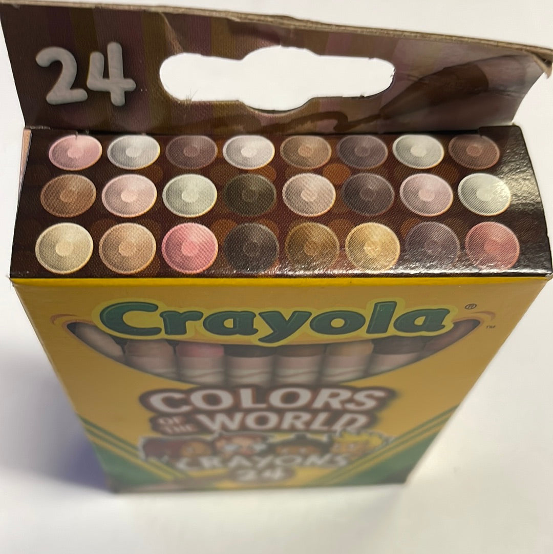 Crayola Colors Of The World Crayons, 24 Ct