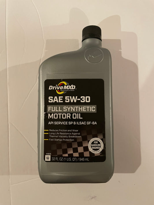 Automotive, Drive MXD Full Synthetic Motor Oil 5W-30