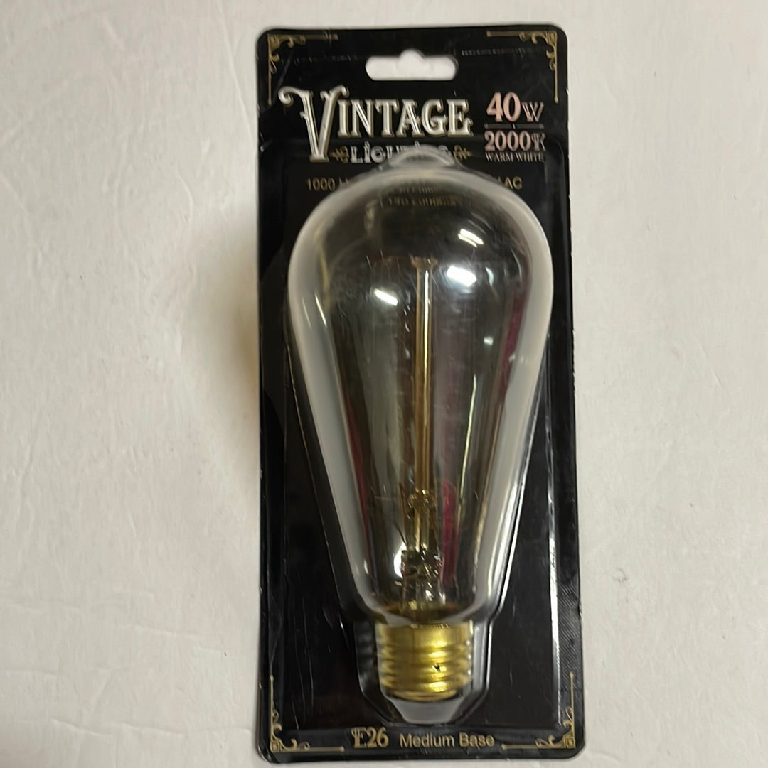 Vintage Lighting 40w E26 Medium Base Light Bulb