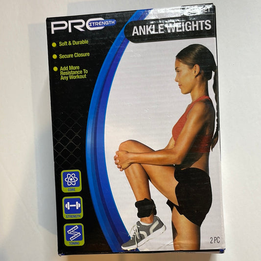 Fitness, Pro Strength 2lb Ankle Weights