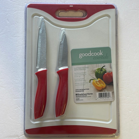 Goodcook Essentials Cutting Board With Knives