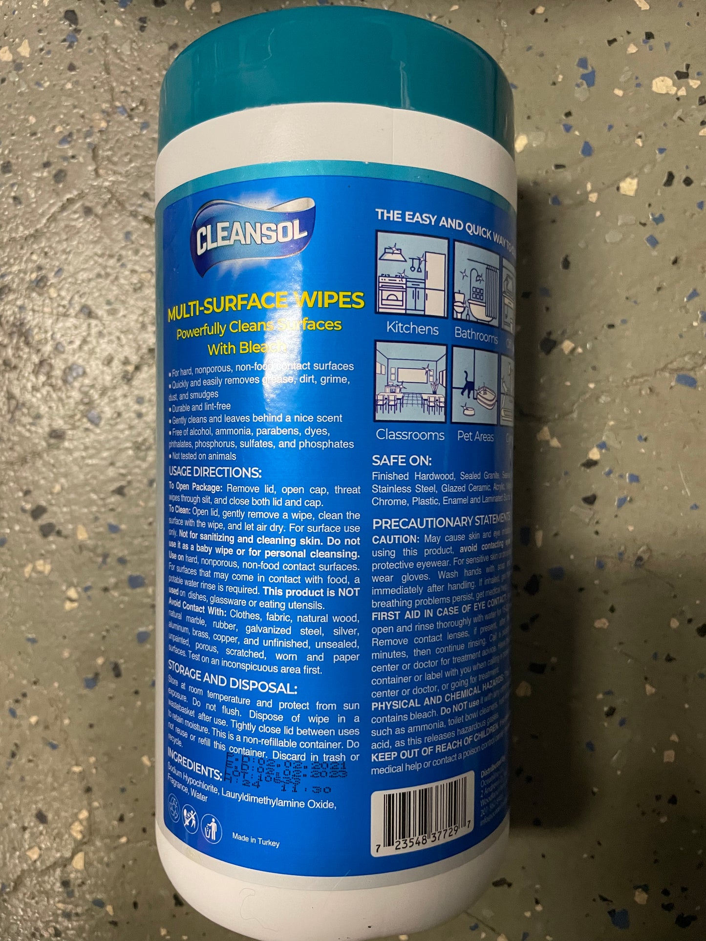Cleansol Multi Surface Wipes