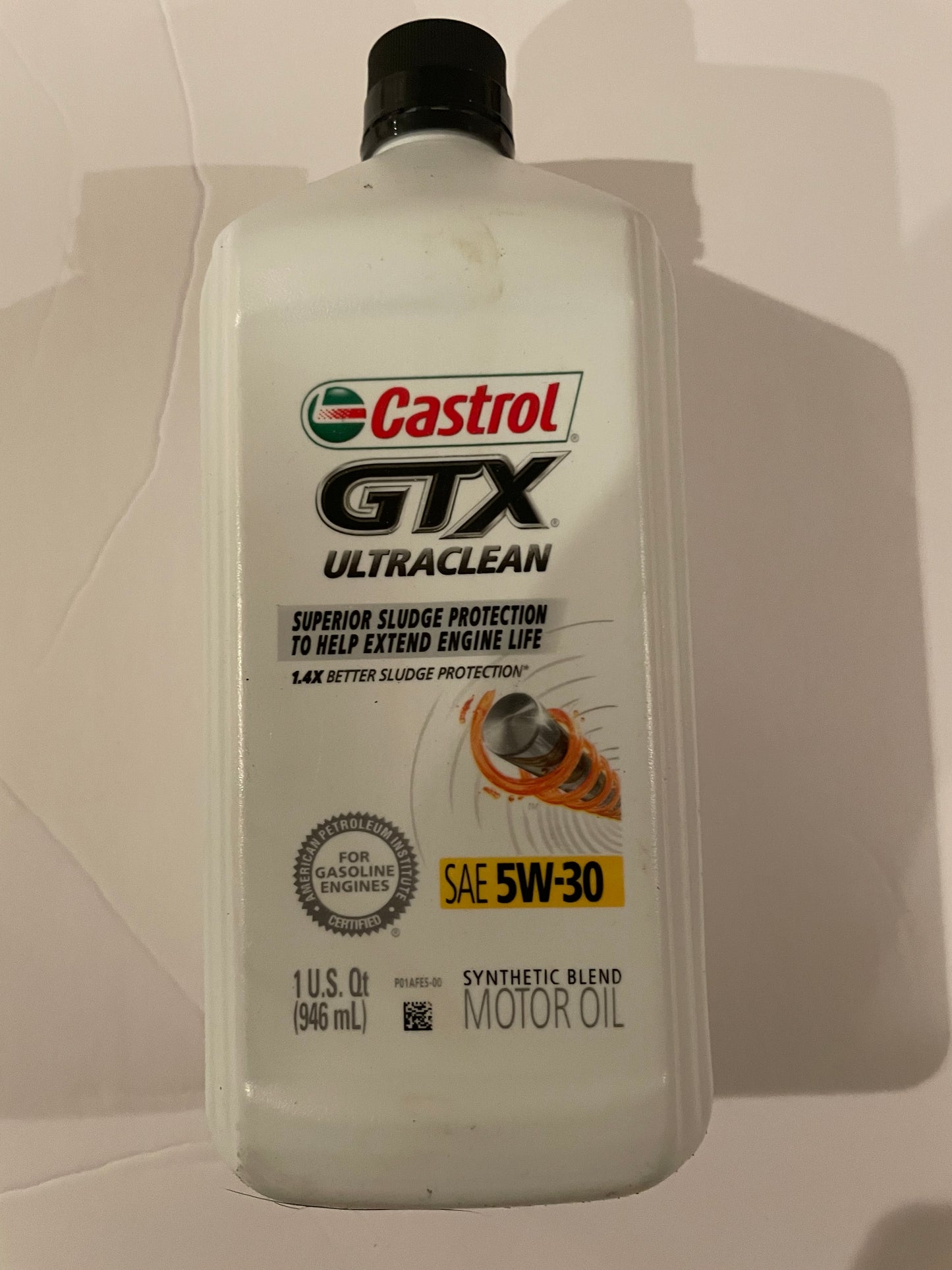 Automotive, Castrol GTX Ultra Clean Synthetic Blend Motor Oil 5W-30